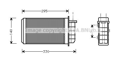 AVA QUALITY COOLING šilumokaitis, salono šildymas FT6183